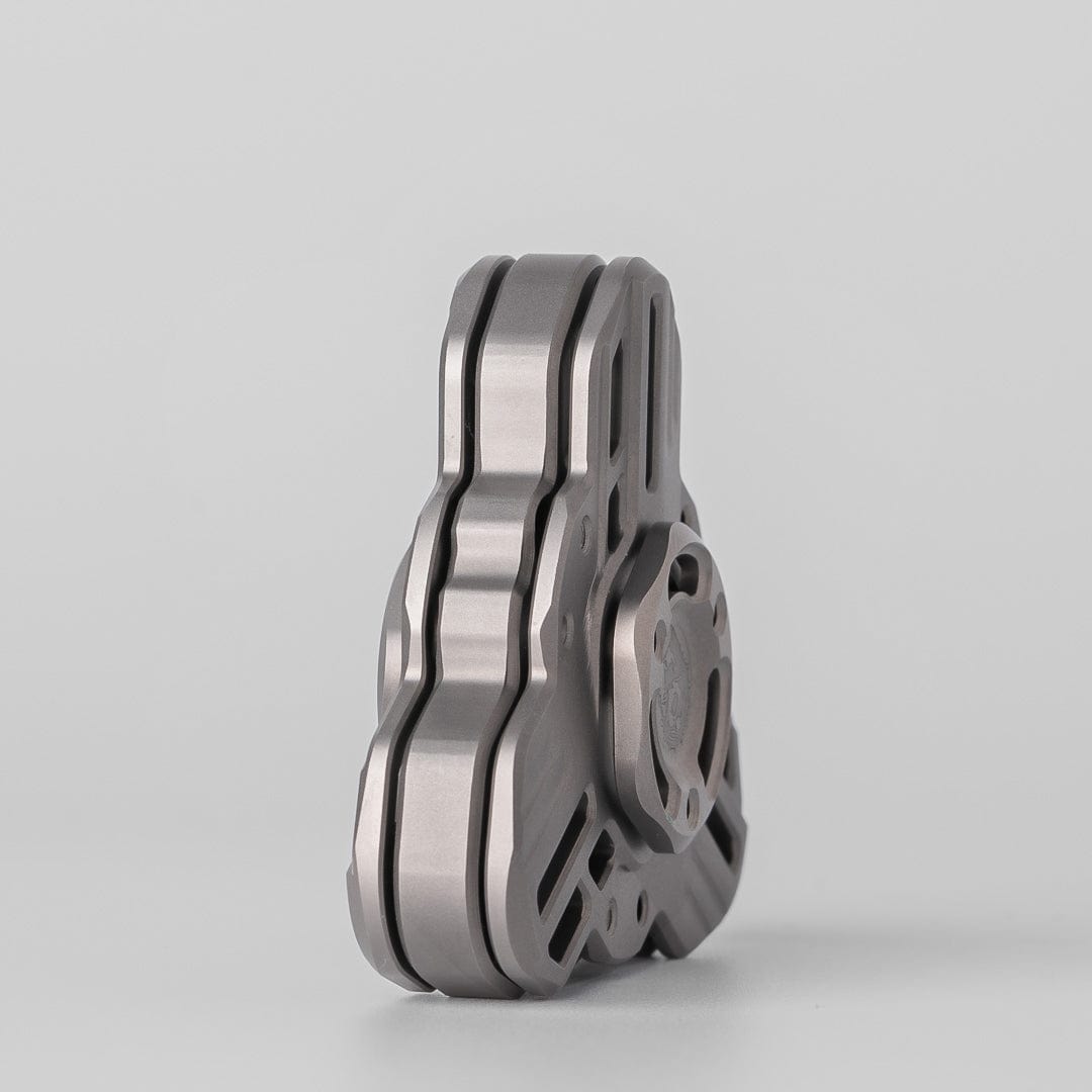 Fidget Spinner – KTS Tri Linkage Spinner | Titanium Zirconium CNC EDC