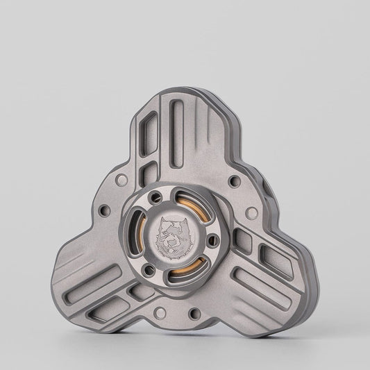 Fidget Spinner – KTS Tri Linkage Spinner | Titanium Zirconium CNC EDC