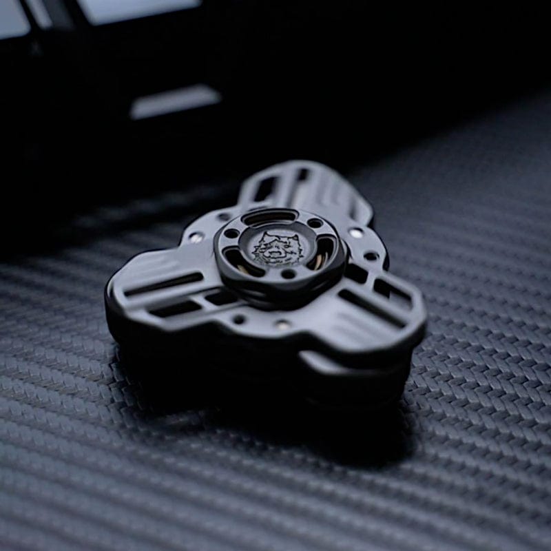 Fidget Spinner – KTS Tri Linkage Spinner | Titanium Zirconium CNC EDC