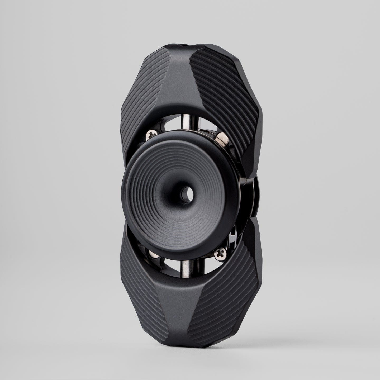 EDC Spinner – LARK EDC Open Armor Worm Hole | Stainless Steel Titanium Zirconium Fidget Spinner