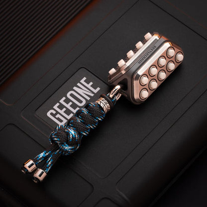 EDC Bead – LAUTIE Beetle Crash & Strawberry Crash | Zirconium Stainless Steel Copper Lanyard Pendant