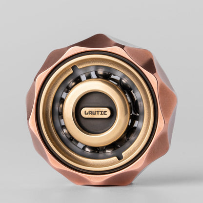 Tactile Spinner – LAUTIE Bit-05 | Titanium Zirconium Copper Brass EDC Fidget Spinner