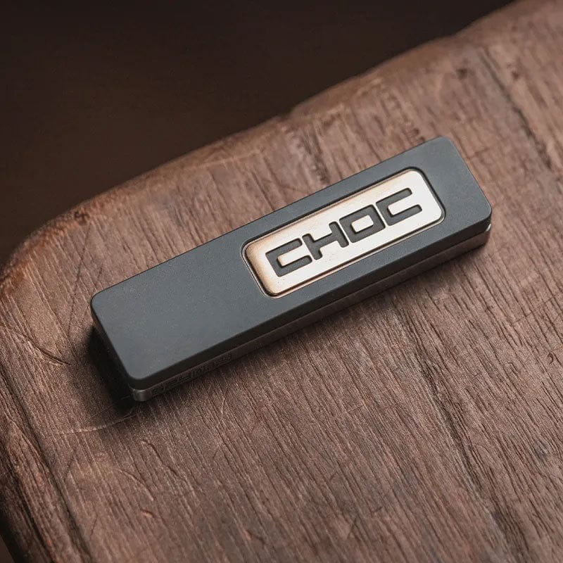 Mechanical Fidget Slider – LAUTIE Choc | Titanium Zirconium PEEK EDC Push Slider
