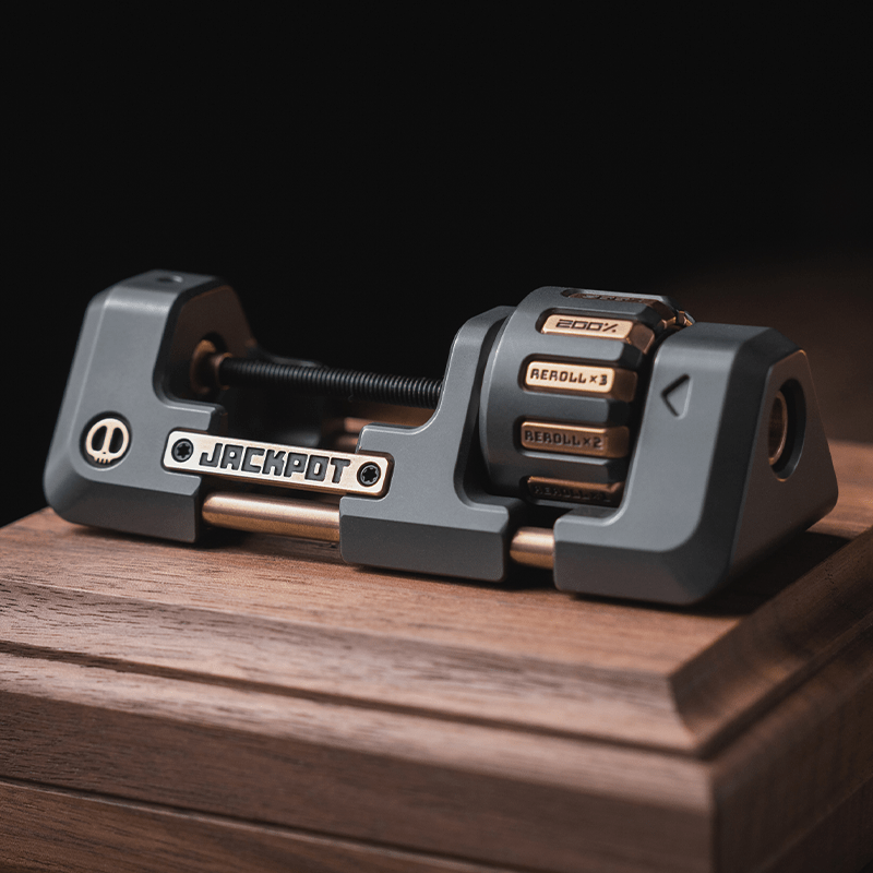 Mechanical Slider – LAUTIE JACKPOT 2.0 | Stainless Steel Zirconium Brass EDC Push Slider