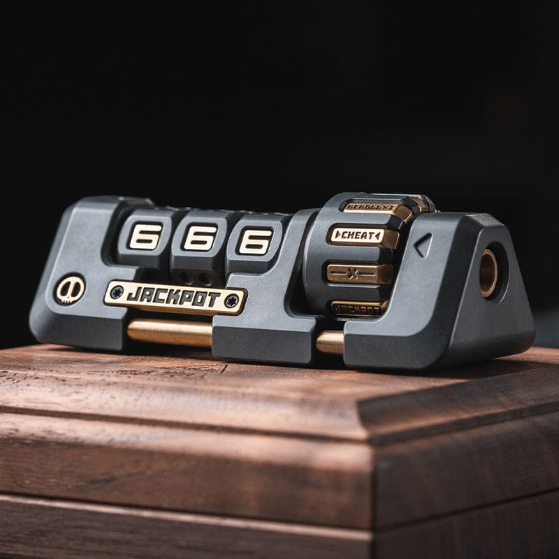 Mechanical Slider – LAUTIE JACKPOT 2.0 | Stainless Steel Zirconium Brass EDC Push Slider