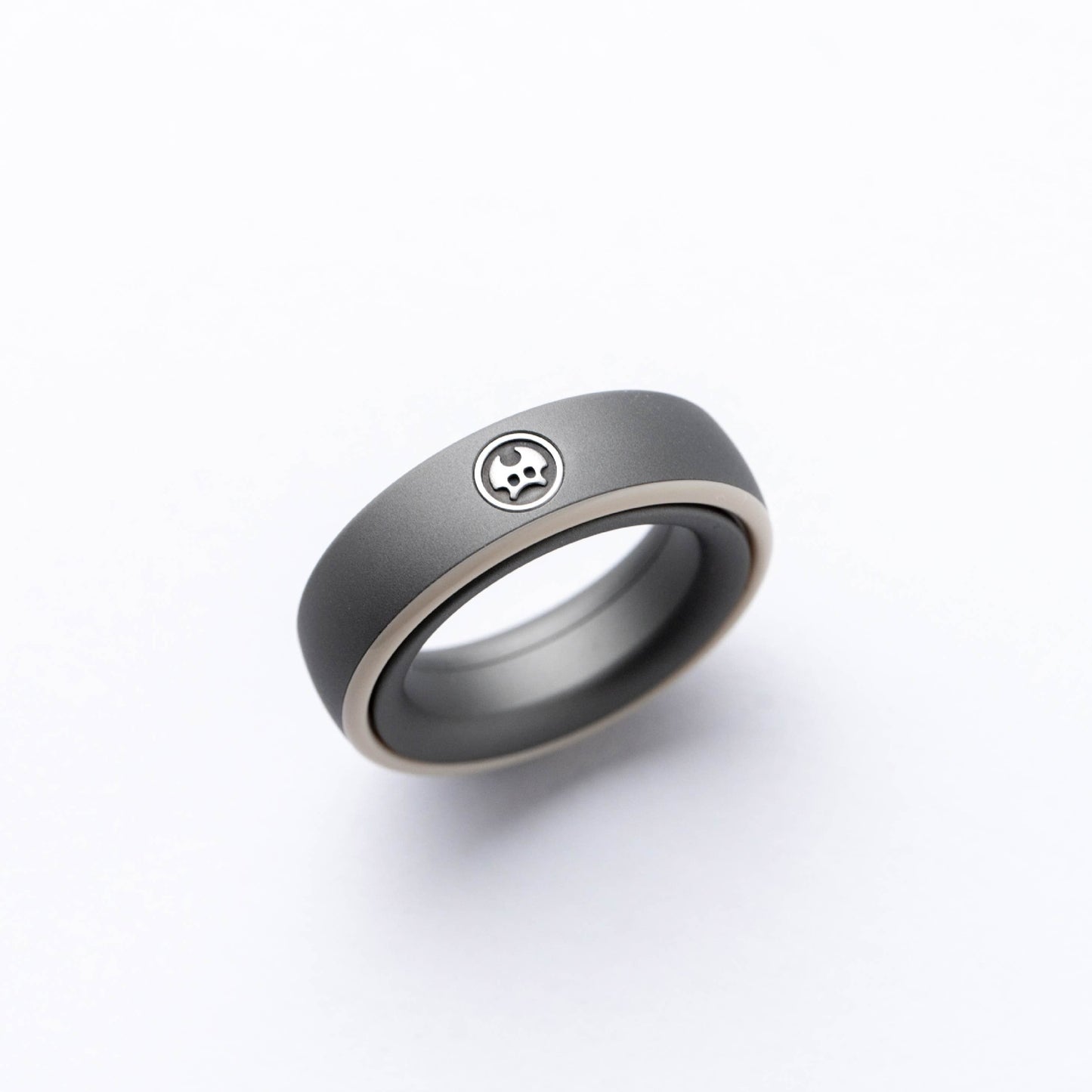Gyroscope Toy – LAUTIE Mechanic-I Slim | Aluminum Titanium Zirconium Ring Spinner