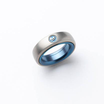 Gyroscope Toy – LAUTIE Mechanic-I Slim | Aluminum Titanium Zirconium Ring Spinner