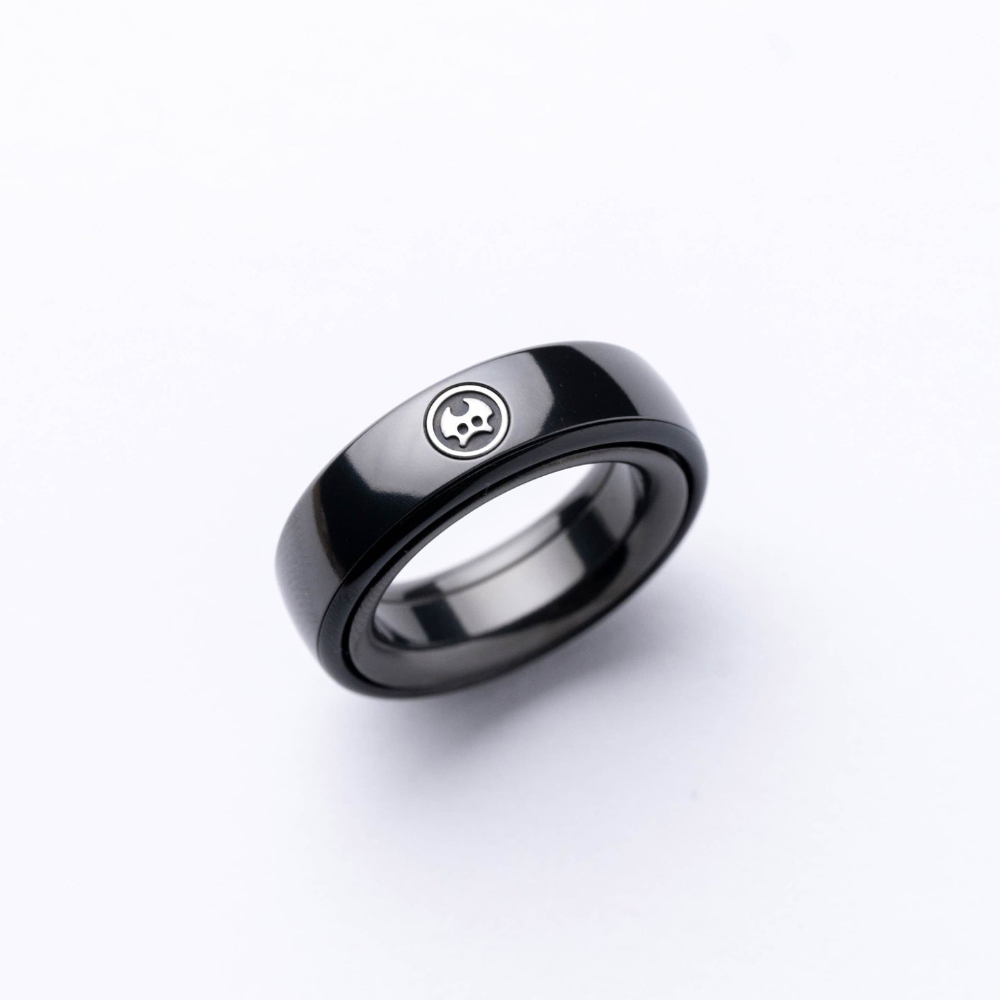 Gyroscope Toy – LAUTIE Mechanic-I Slim | Aluminum Titanium Zirconium Ring Spinner