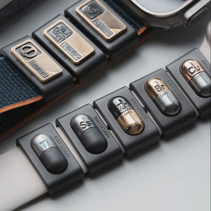 EDC Clip – LAUTIE Molle Clip Gen 2 Dopamine | Titanium Zirconium Brass Copper Watch Strap Accessory