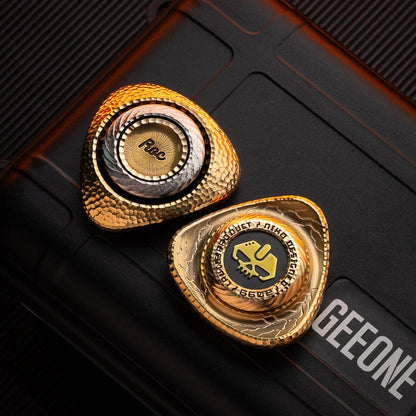 Fidget Spinner – LAUTIE Roc 2.0 | Zirconium Brass Copper Titanium Stainless Steel EDC Hand Spinner