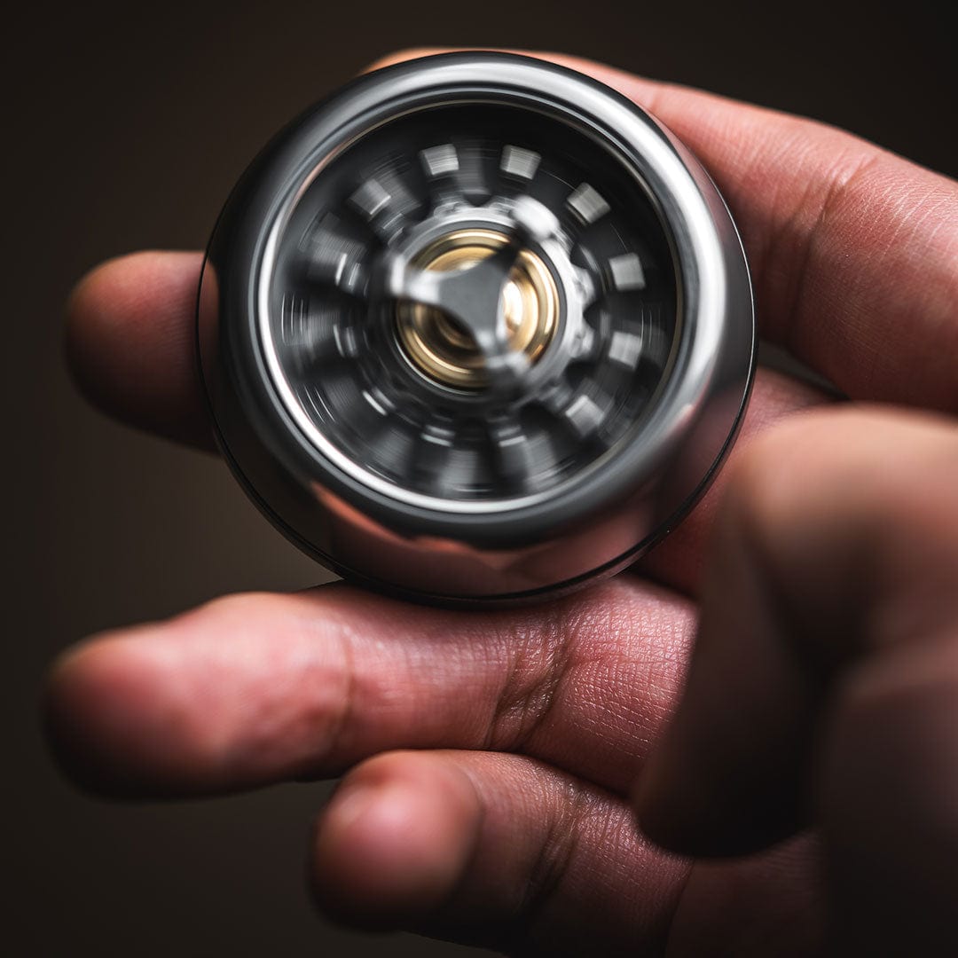 Spinning Top – LAUTIE Carnival Nano | CuNi Brass Zirconium Titanium 18K Gold EDC Spinner