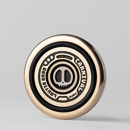 Spinning Top – LAUTIE Carnival Nano | CuNi Brass Zirconium Titanium 18K Gold EDC Spinner