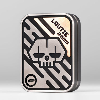 Tactile Slider – LAUTIE Poker Shuffle 2.0 | Stainless Steel Copper Zirconium EDC Push Slider