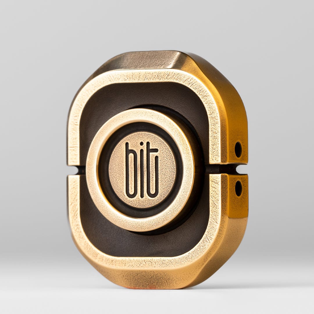 Precision Spinner – LAUTIE Bit-01 | Stainless Steel Brass Titanium EDC Fidget Spinner