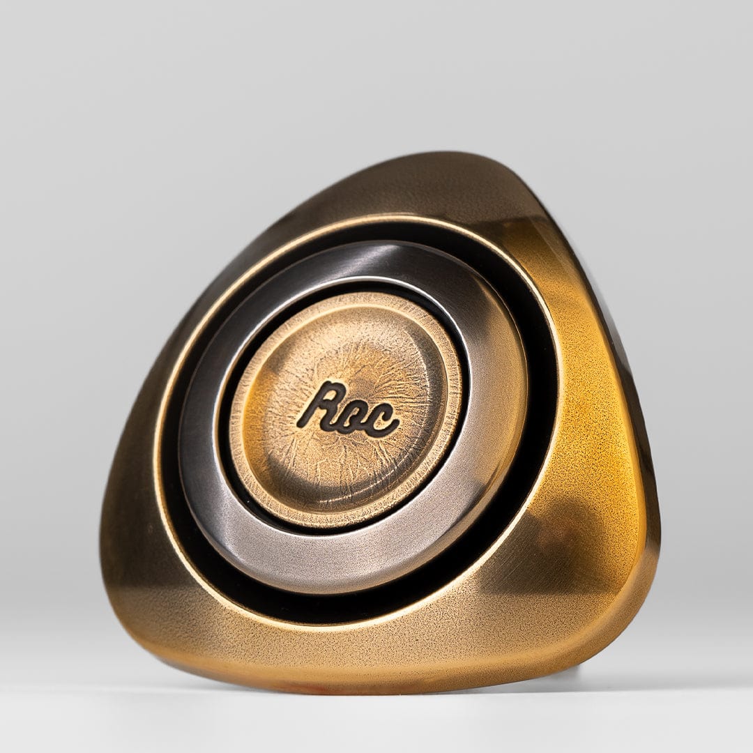 Fidget Spinner – LAUTIE Roc 2.0 | Zirconium Brass Copper Titanium Stainless Steel EDC Hand Spinner