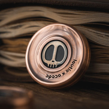 Tactile Coin – LAUTIE Devil's Milk Cap | Zircuti Copper Superconductor Haptic EDC