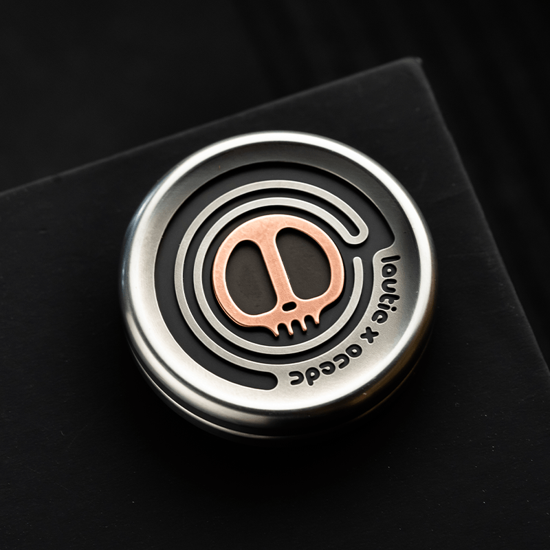Tactile Coin – LAUTIE Devil's Milk Cap | Zircuti Copper Superconductor Haptic EDC