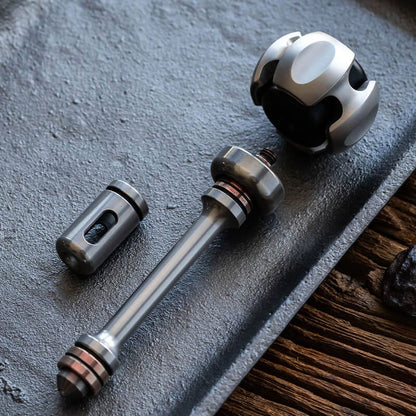 Push Slider – LAUTIE NoizC-Nano | PEI Stainless Steel Brass Titanium EDC Fidget Slider