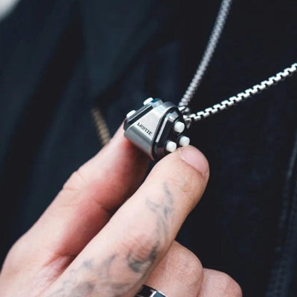 EDC Bead – LAUTIE Beetle Crash & Strawberry Crash | Zirconium Stainless Steel Copper Lanyard Pendant