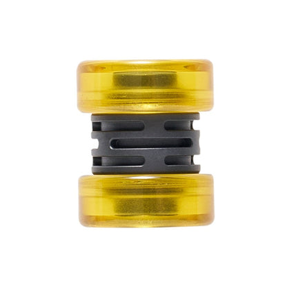EDC Lanyard Bead – LAUTIE Capacitor | Zircuti Mokume Titanium Zirconium Paracord Bead