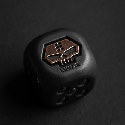 EDC Pendant – LAUTIE Warrior Monk Metal Dice | Stainless Steel Zirconium Copper Titanium