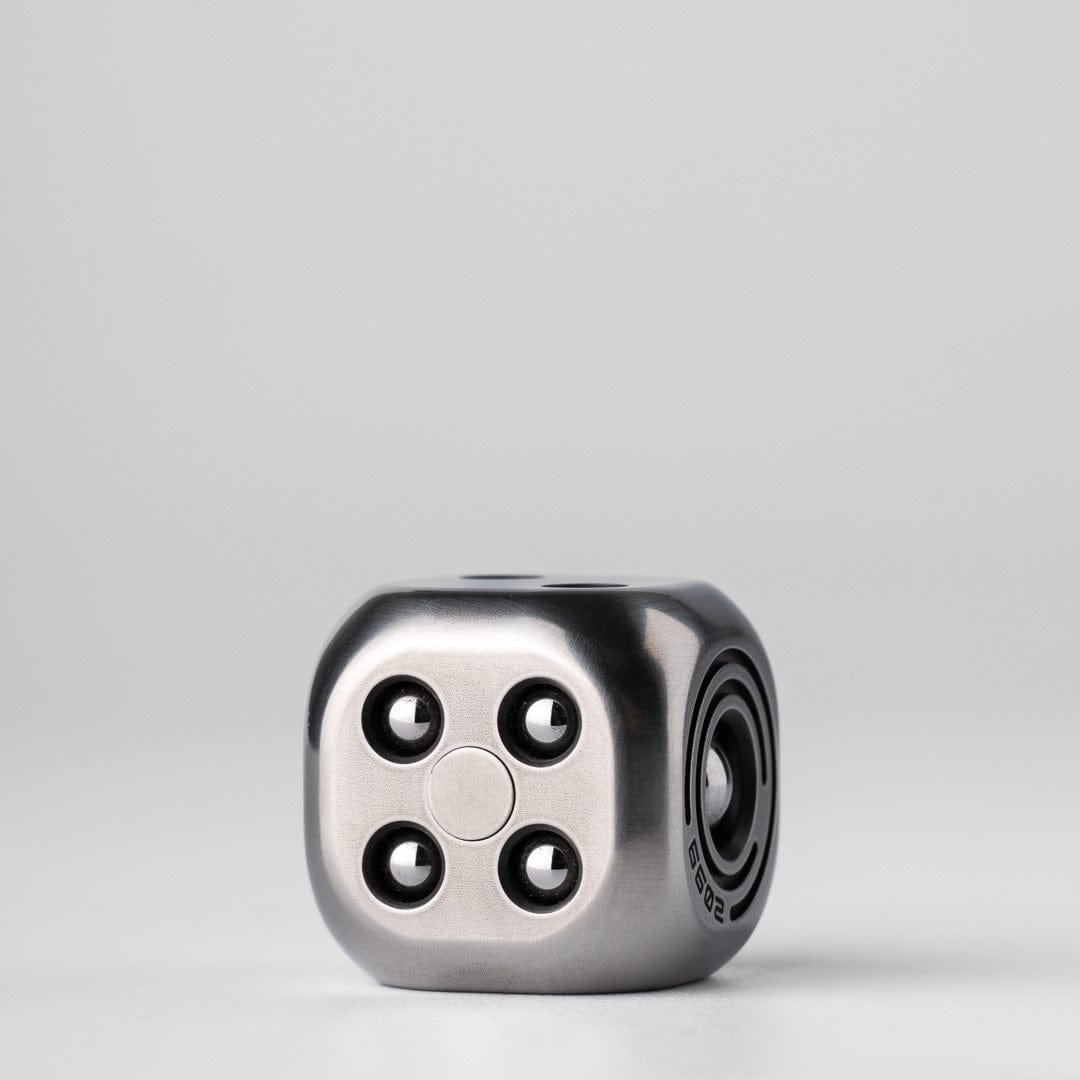 EDC Pendant – LAUTIE Warrior Monk Metal Dice | Stainless Steel Zirconium Copper Titanium