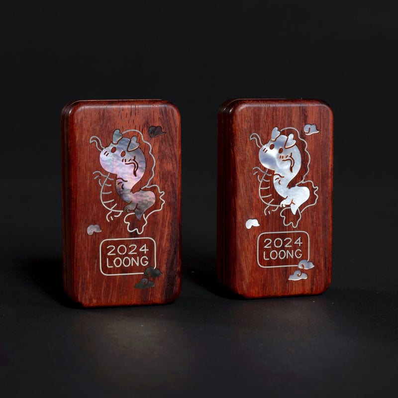 Haptic Slider – Liaoliao EDC Mu Linglong | African Blackwood Jade Mother of Pearl