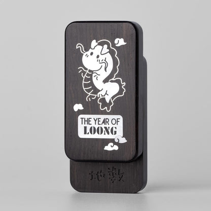Haptic Slider – Liaoliao EDC Mu Linglong | African Blackwood Jade Mother of Pearl