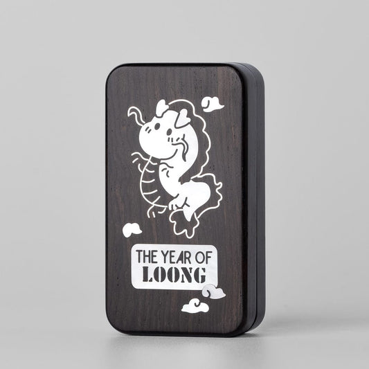 Haptic Slider – Liaoliao EDC Mu Linglong | African Blackwood Jade Mother of Pearl