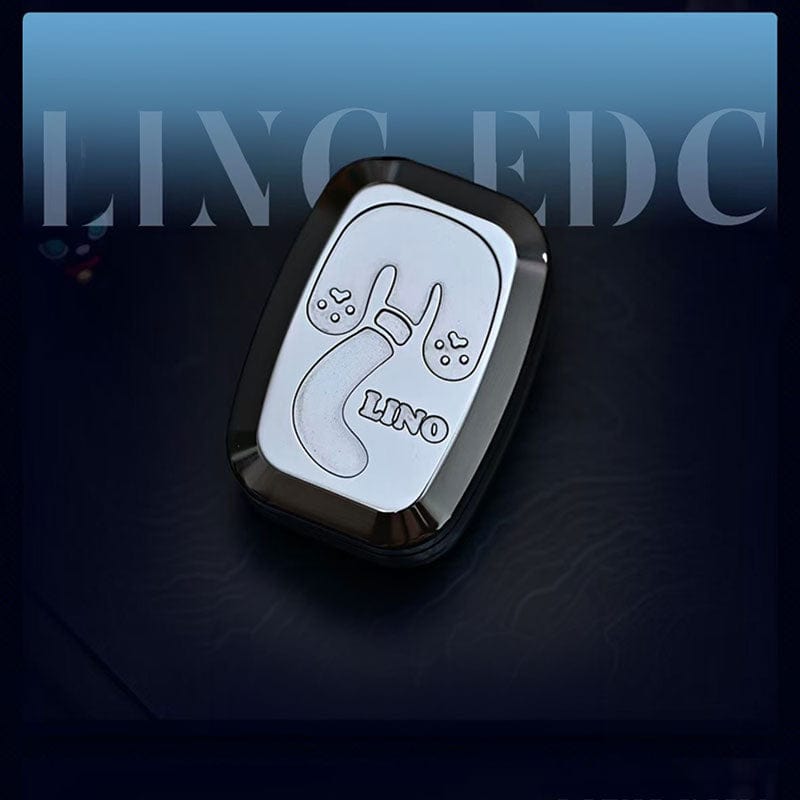 Fidget Slider EDC – LINO EDC Yuli | Polished Zirconium Push Slider