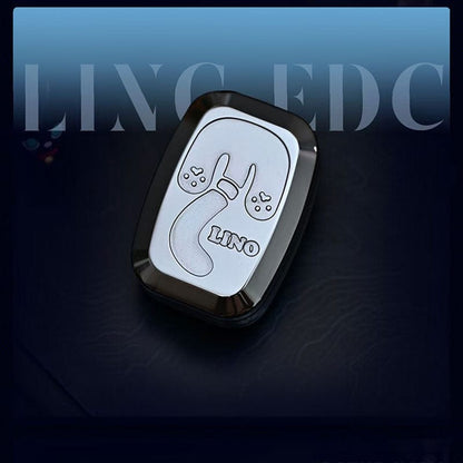 Fidget Slider EDC – LINO EDC Yuli | Polished Zirconium Push Slider