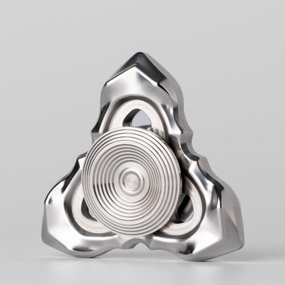 Fidget Spinner EDC – LQ EDC Thorns and Fog | Stainless Steel Zirconium Knife Grain Spinner