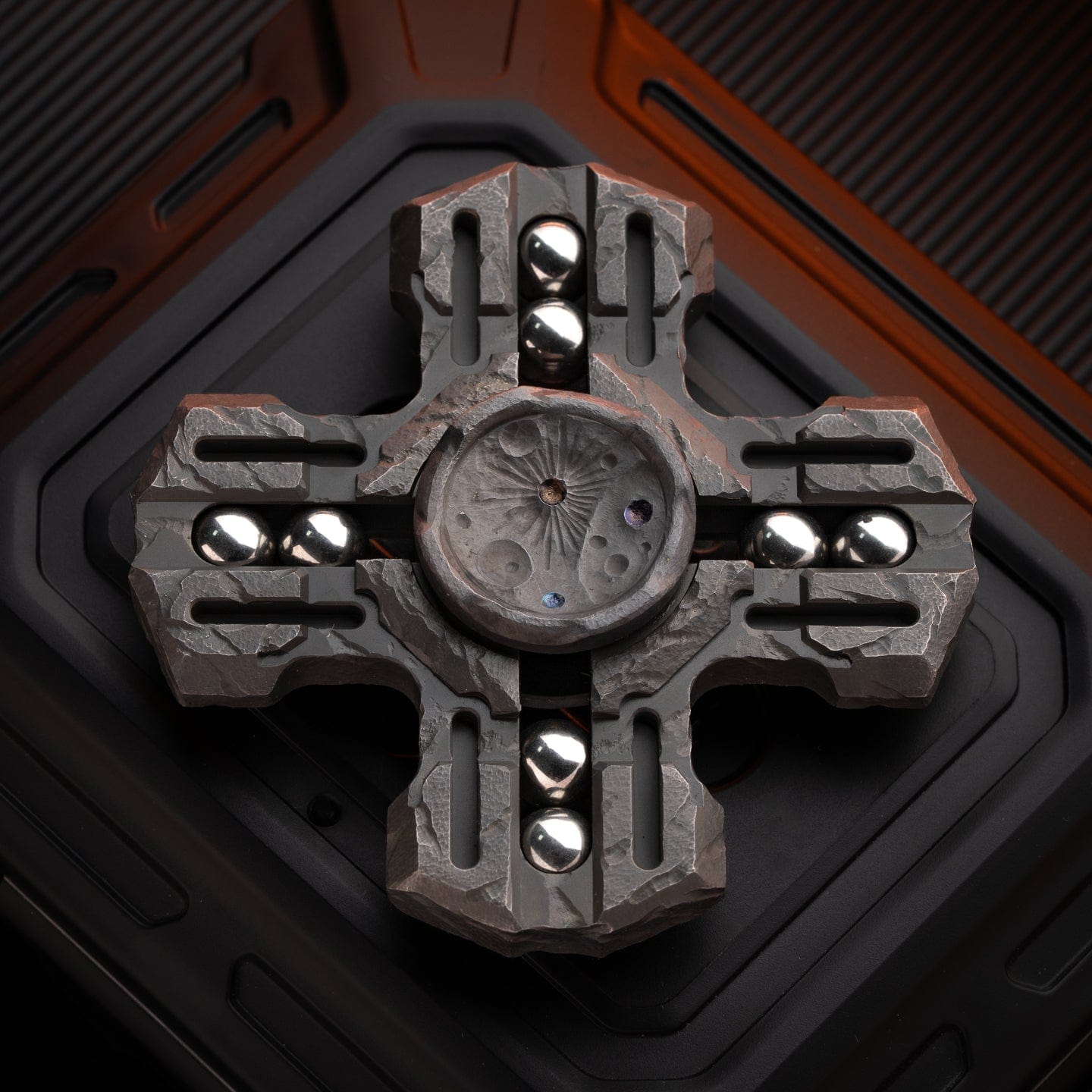 Gyroscope Toy – MACKIE Paladin | Titanium Zirconium Mokuti Zircuti EDC Fidget Spinner
