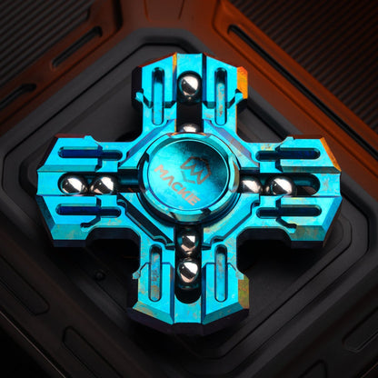 Gyroscope Toy – MACKIE Paladin | Titanium Zirconium Mokuti Zircuti EDC Fidget Spinner