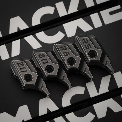 Fidget Spinner – MACKIE Star Ship 2.0 | Blasted Titanium Polished Zirconium EDC