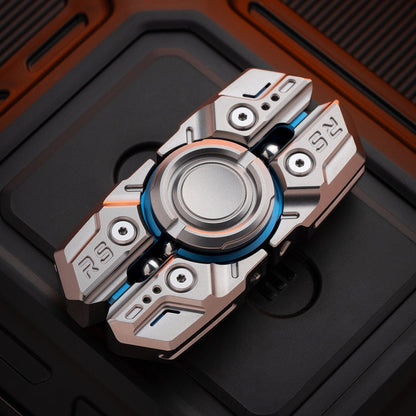 Fidget Spinner – MACKIE Star Ship 2.0 | Blasted Titanium Polished Zirconium EDC