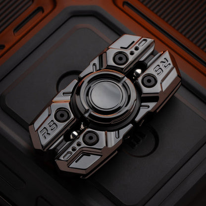 Fidget Spinner – MACKIE Star Ship 2.0 | Blasted Titanium Polished Zirconium EDC