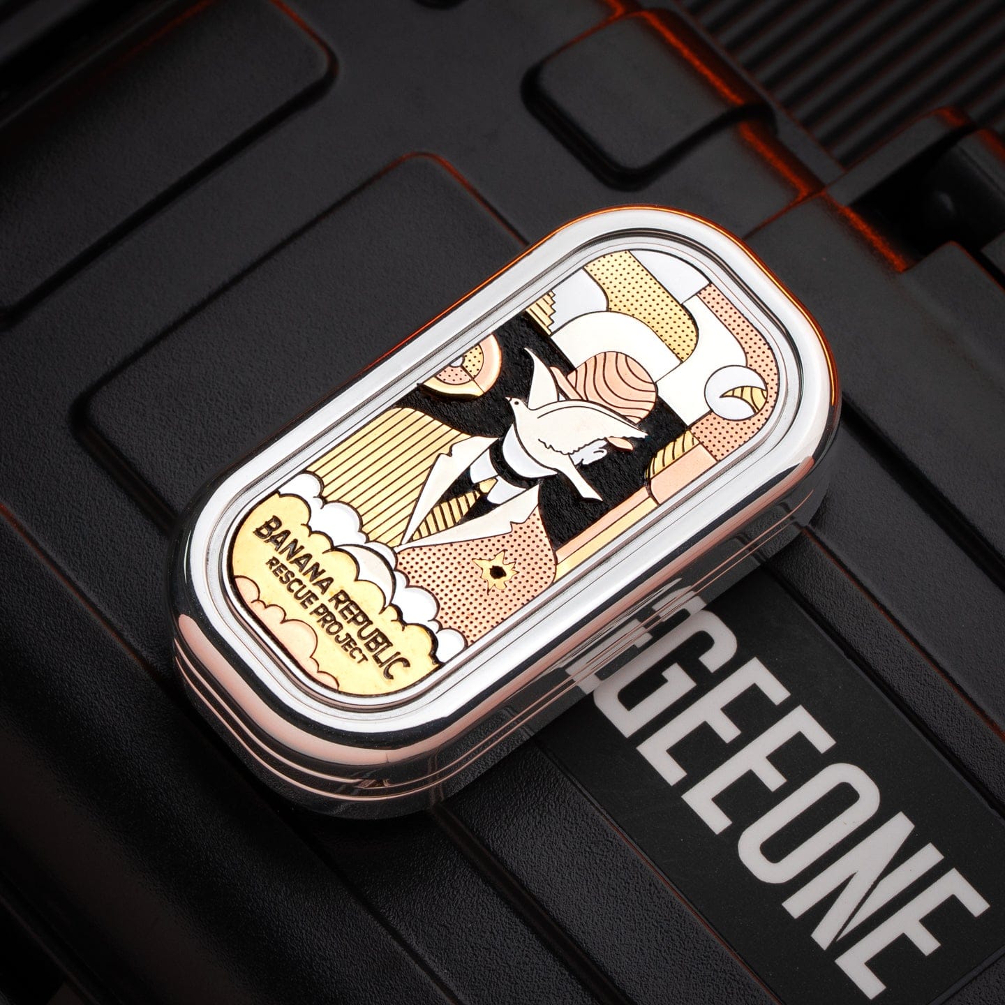 Mechanical Slider – MACKIE CP3 | Stainless Steel Zirconium Copper EDC Push Slider