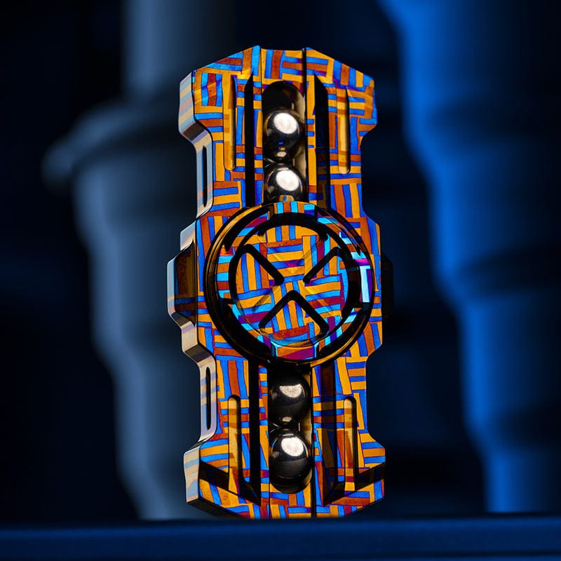 Gyroscope Toy – MACKIE Holy Sword EDC | Titanium Zirconium Mokuti Copper Fidget Spinner