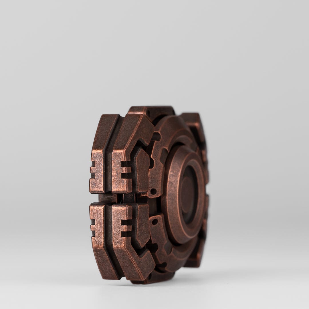 Hand Spinner – MACKIE Nuclear Explosion | Distress Copper CNC EDC Fidget Spinner