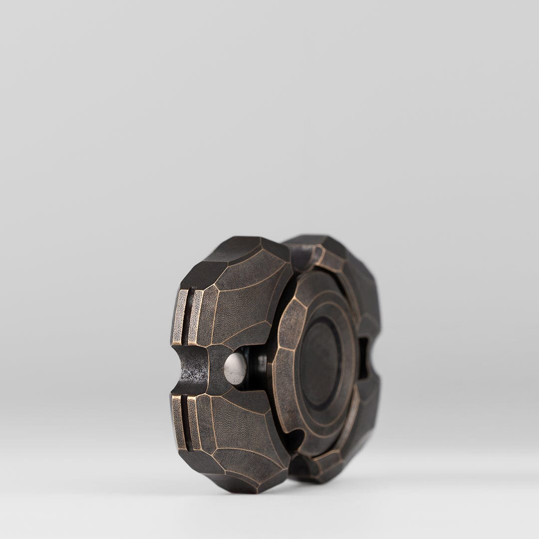Hand Spinner – MACKIE Pulse | Titanium Brass Stainless Steel DIY Engraving EDC Gyroscope