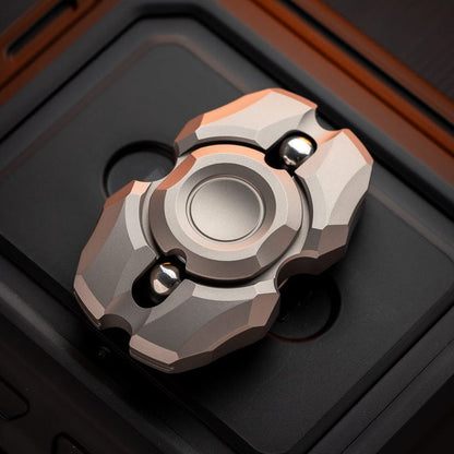 Hand Spinner – MACKIE Pulse | Titanium Brass Stainless Steel DIY Engraving EDC Gyroscope