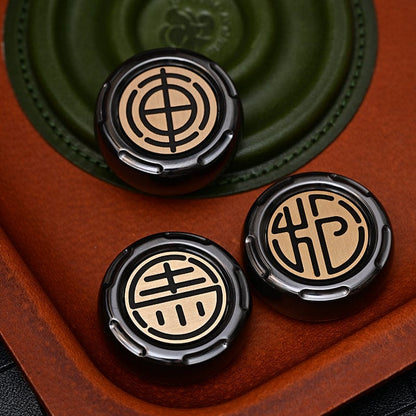 Haptic Coin – Magical EDC You Yi | Zirconium Brass Copper Chess Piece EDC