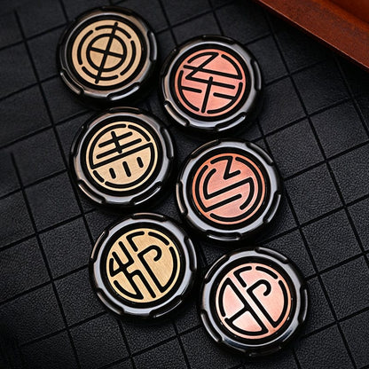 Haptic Coin – Magical EDC You Yi | Zirconium Brass Copper Chess Piece EDC