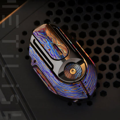 Fidget Slider EDC – Metilis Roche Strike 2.0 | Titanium Zircuti Mokuti Push Slider
