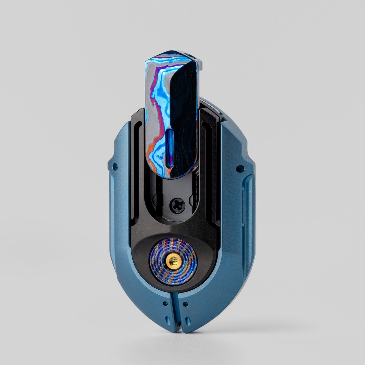 Fidget Slider EDC – Metilis Roche Strike 2.0 | Titanium Zircuti Mokuti Push Slider
