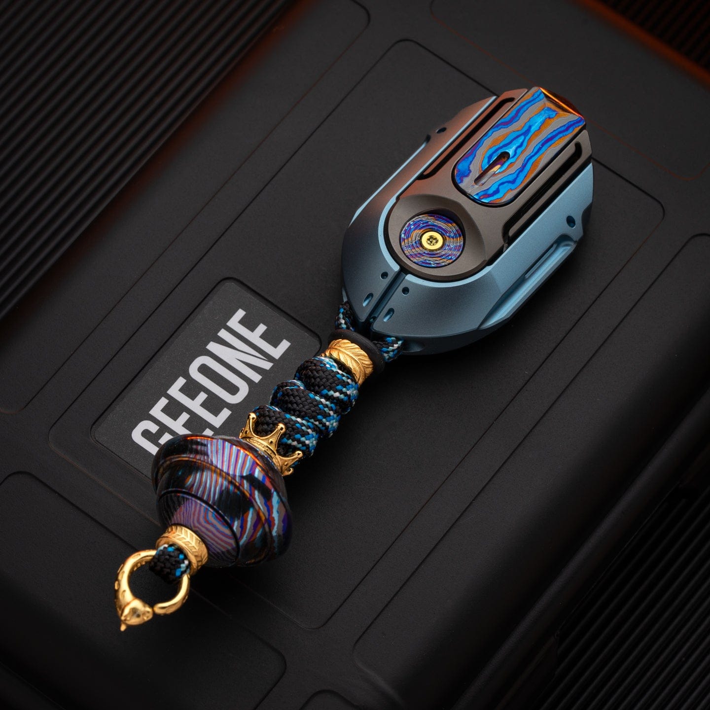 Fidget Slider EDC – Metilis Roche Strike 2.0 | Titanium Zircuti Mokuti Push Slider
