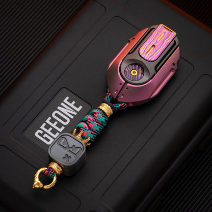 Fidget Slider EDC – Metilis Roche Strike 2.0 | Titanium Zircuti Mokuti Push Slider