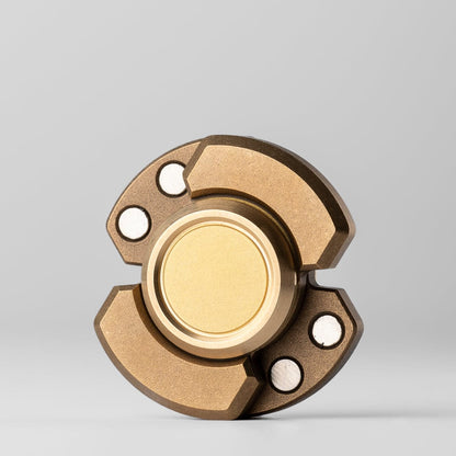 Fidget Spinner EDC – Three Body Cube Series | Stainless Steel Zirconium Brass Copper PEI