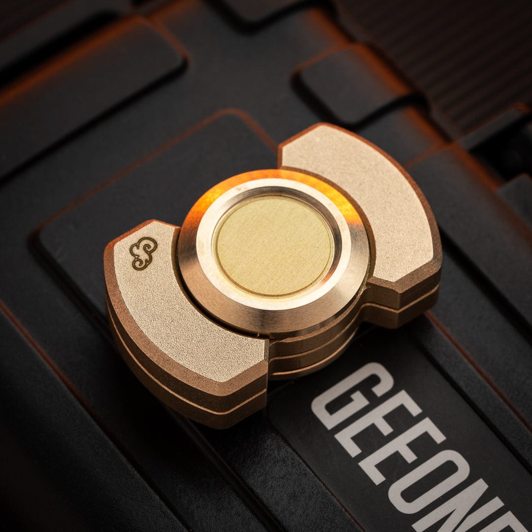 Fidget Spinner EDC – Three Body Cube Series | Stainless Steel Zirconium Brass Copper PEI